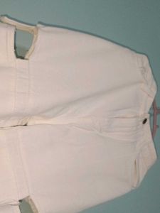 White Cargo Pants