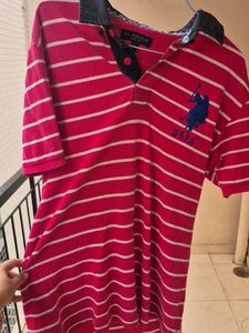 Striped USPA T-Shirt