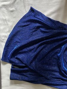 Blue Shimmer Party Dress