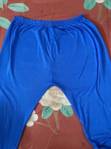 Blue Stretchable Leggings