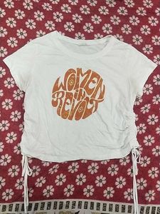 White Crop T Shirt