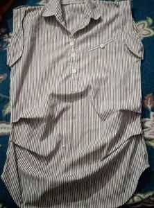 Striped Button-Down Shirt