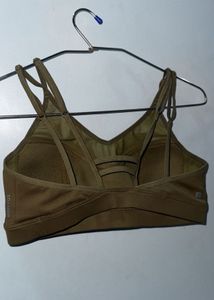 Olive Green Sports Bra