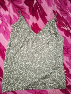 (Shein Cute Green Floral Cami Top)