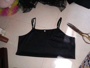 Chic Black Crop Top