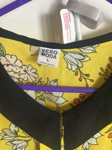Floral Print Semi Formal Top