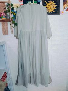 Elegant White Ethnic Gown