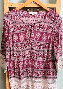 Cotton Printed Top Size-34
