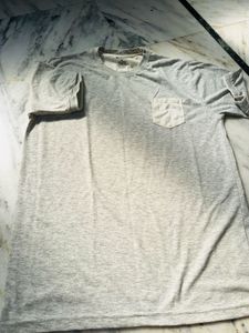grey T-shirt
