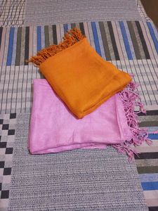 Pink &amp; yellow stole