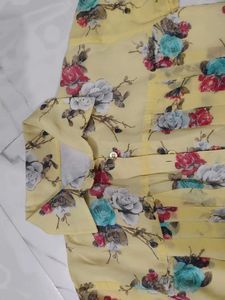 Floral Bell Sleeve Top