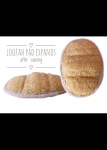 NEW natural sun dried loofah scrubber bath sponge