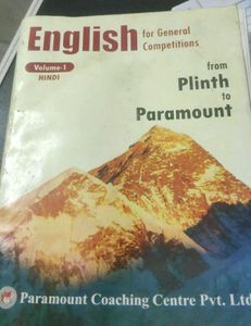 English for Generos CompetitionsVolume-1 HINDIfrom