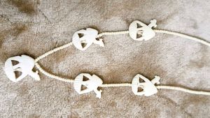 Vintage Elephant Beaded Necklace