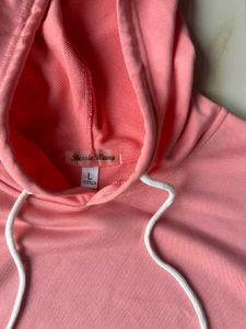 Unisex Pink Pullover Hoodie