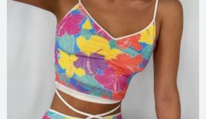 Multicolor Spaghetti Top