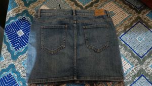 Denim Mini Skirt