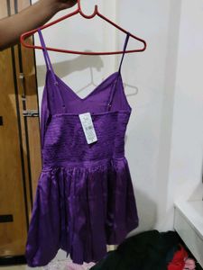 Purple Mini Dress Brand New Price Negotiable