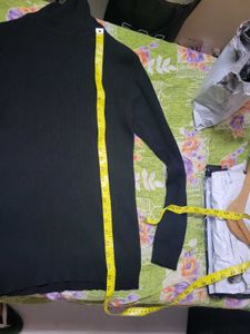 Denison Ribbed Neck Sweater