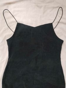 Black Mini Slip Dress