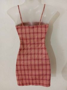 CHECKED MINI BODYCON