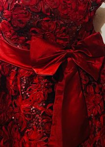 Red Floral Dress (Sold)