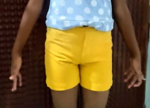 Yellow Pull-On Shorts