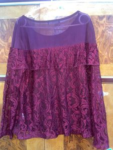 Lace Detail Top XL