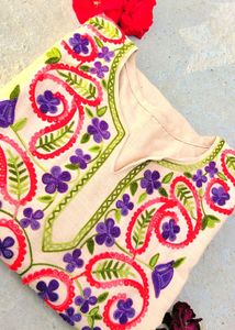 Embroidered Floral Tunic For Women Stylish Kurta