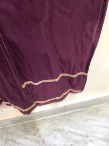 Burgundy Festive Kurti.