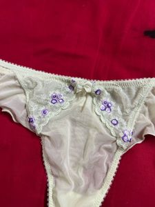 Floral Thong Panty