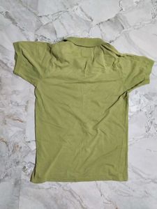 Men T-shirt Pista Green