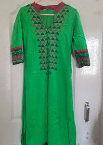 Green Kurta Women