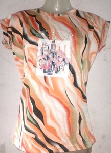 Patterned Casual T-Shirt