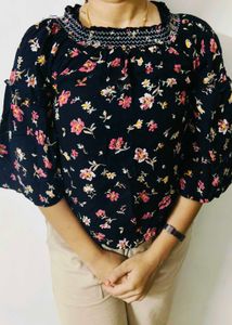 Floral Print Top