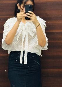 White Top With Lace