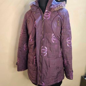 Korean Jackets With Fur Hood