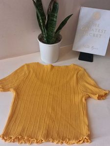 Yellow Crop Top