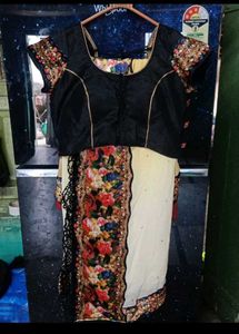 Elegant Floral Saree