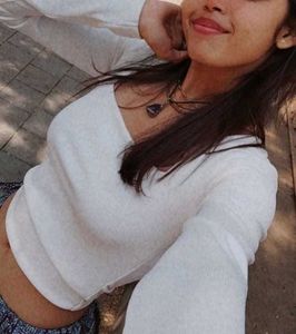 Paisley Print Midi Skirt &amp; White Solid Long Sleeve