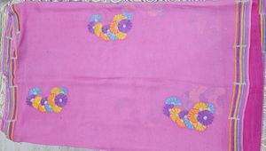 Pink Embroidered Dupatta