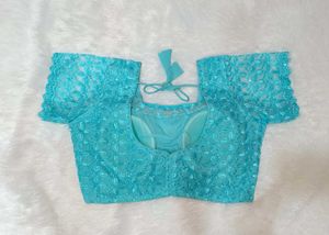 Aqua Lace Blouse
