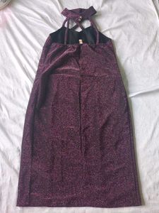 Shimmering Purple Mini Dress