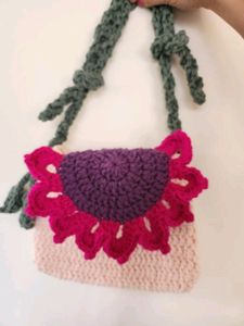 Crochet Sunflower Beg