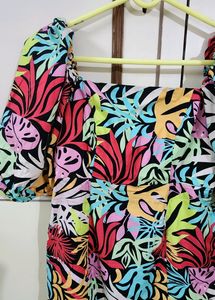 ONLY Monsoon Fun Cotton Mini Dress
