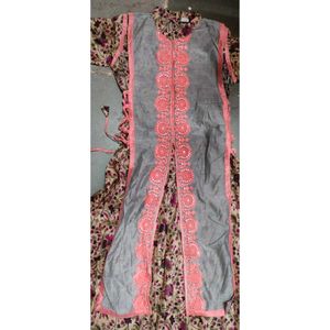 Floral Print Kurta Set