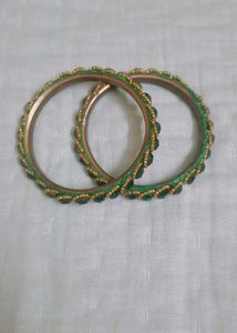 💚 Green Stone Bangles 💚