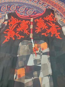 Black Jacket Kurti