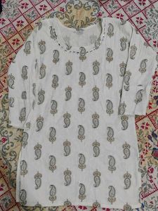 Paisley Print Kurta