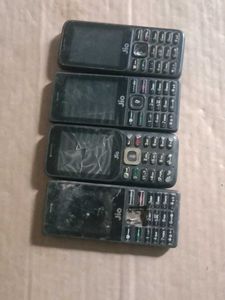 Lot of 4 Jio Feature Phones - Parts Only